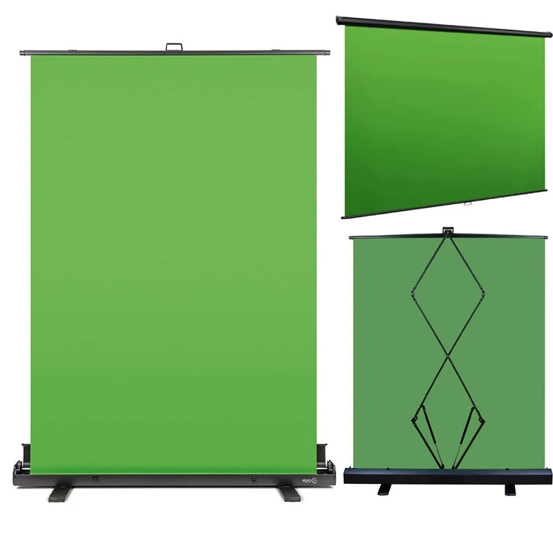 

Mountable Chroma Key Panel for Background Removal Wrinkle-Resistant Chroma-Green Fabrico Backdrop Studio Photography