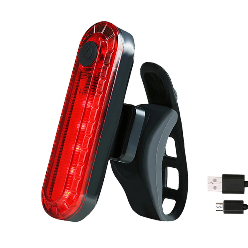 

Amazon Hot Sale Portable Outdoor Waterproof High Lumen Super Bright USB Rechargeable LED Bicycle Tail Light