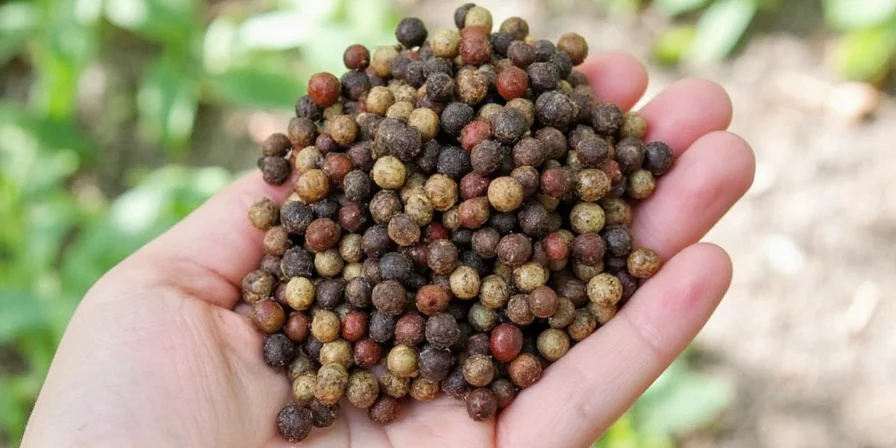 Dishes enhanced with cracked peppercorns