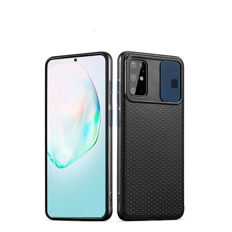 

hot selling camera shield textured TPU phone case for Samsung S20 case, Black, red, blue, green, orange, purple,rose gold, gold