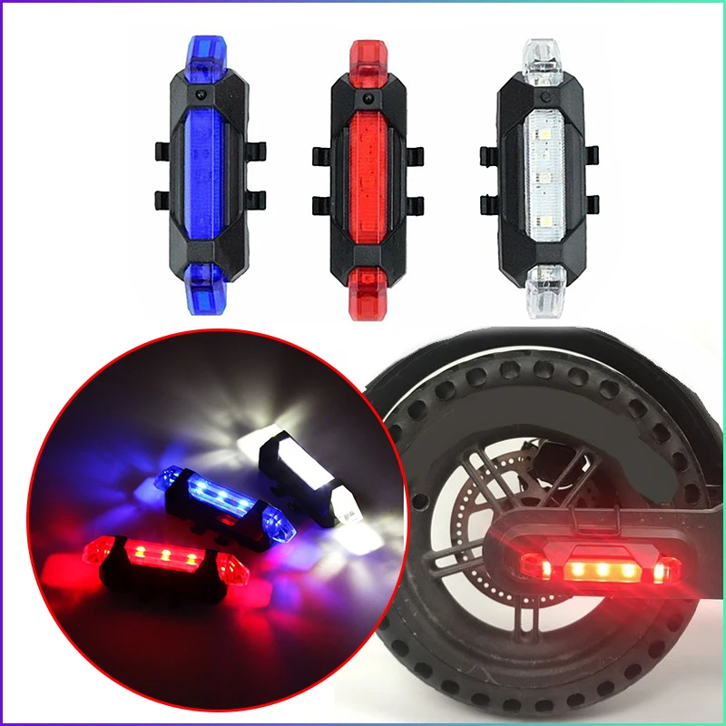 

Scooter Warning Light Night Safety Warning Lights LED Flashlight Strip Light for Xiaomi Mijia M365 Electric Scooter Accessories