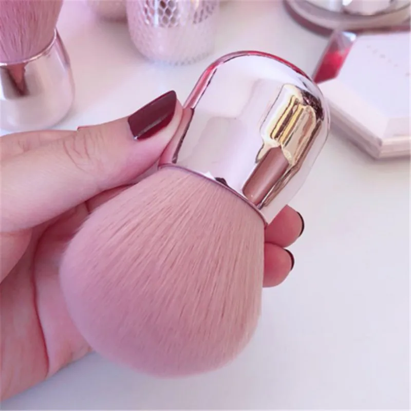 

Pink Single Makeup Brush For Powder Blush Brushes Soft Face Cosmetics Tools