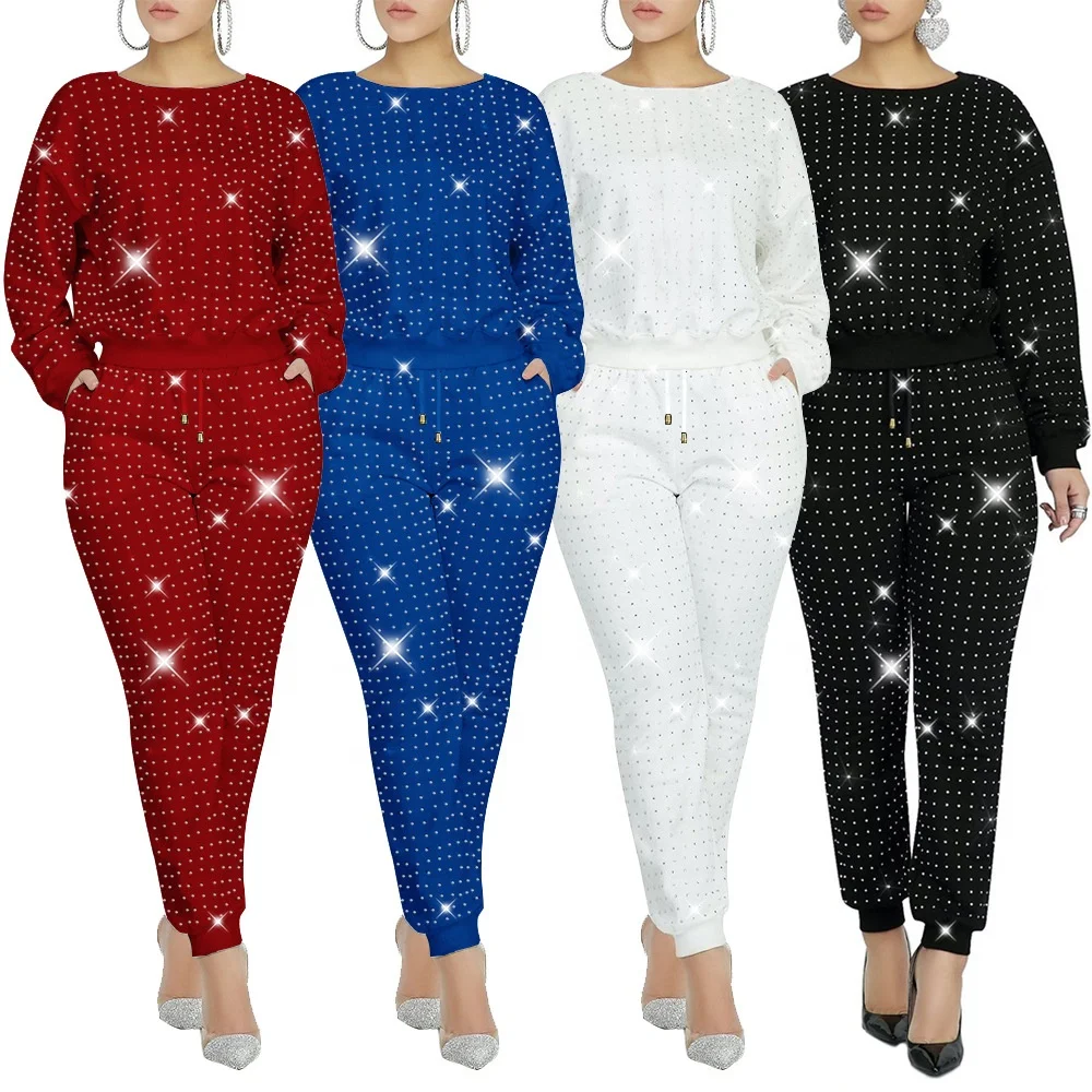 

MT19-292 wholesale women fashion sexy long sleeve two piece pants set casual women clothing