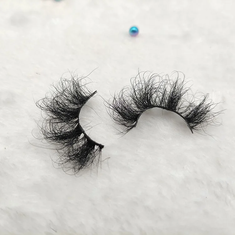 

OEM Mink False Lashes 100% Real Mink Fur 6D Eyelashes, Picture shows