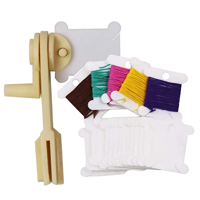 Plastic Floss Bobbins Winder For Embroidery Organizer Crossstitch