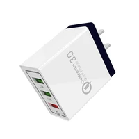 

SIPU free sample new 2020 trending product qc 3.0 2.4A wall adapter 3 usb charger