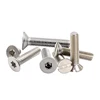 Fastener supplier M3-M16 flat slot hex torx head countersunk bolt