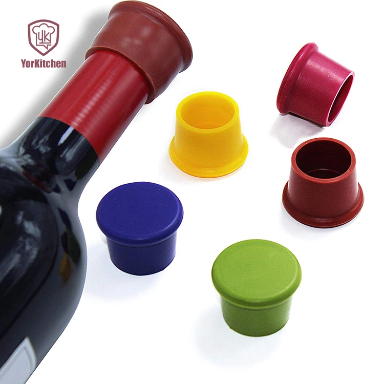 

Silicone Wine Stoppers Reusable Silicone Bottle Cap