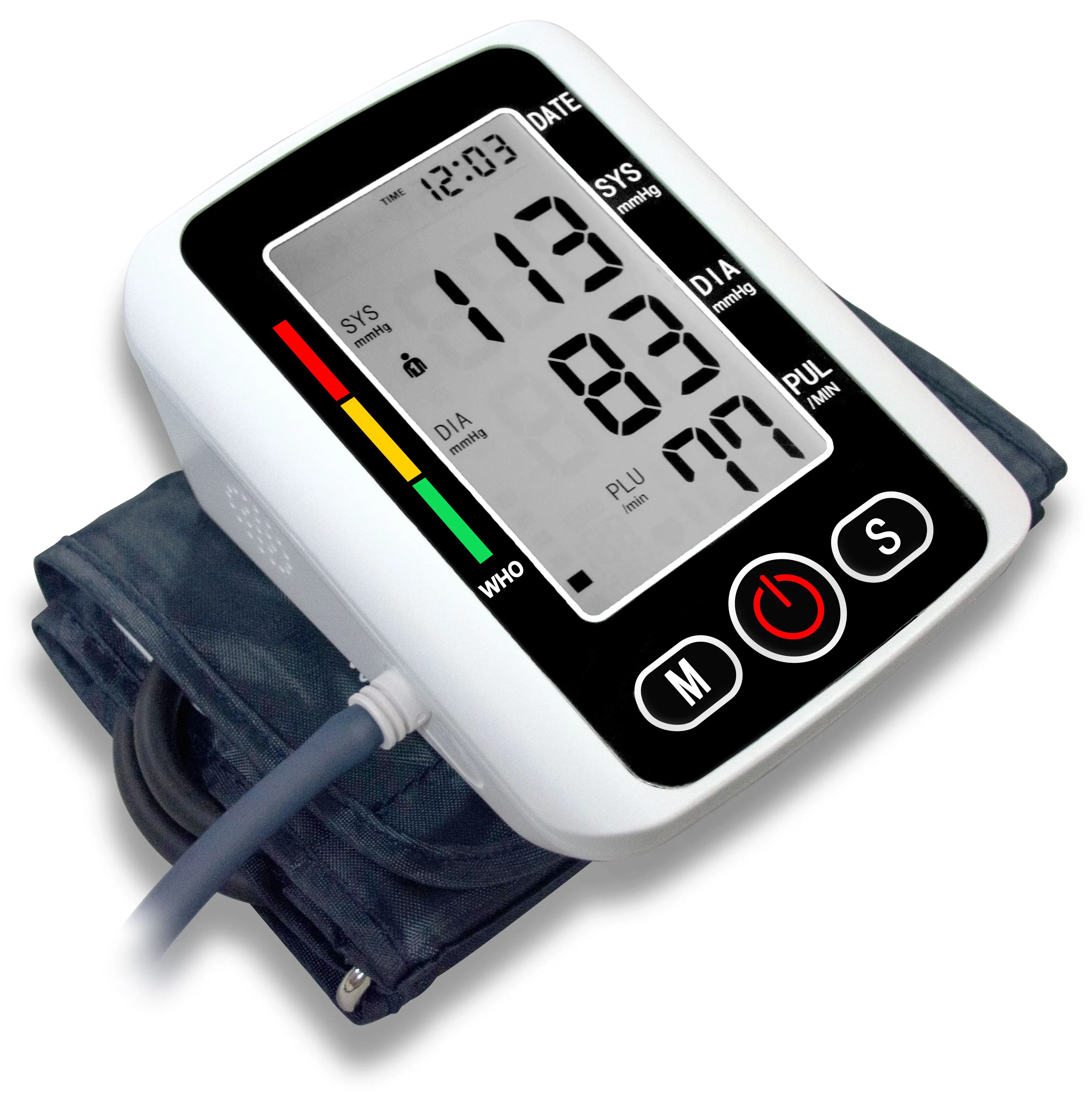 

China BP Monitor Digital Display Medical Equipment Arm Type Blood Pressure Monitor