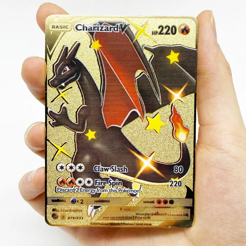 

Wholesales Shiny Charizard V Vmax Gx Trading Collection Game Card Shining Charizard Pikachu Playing Card