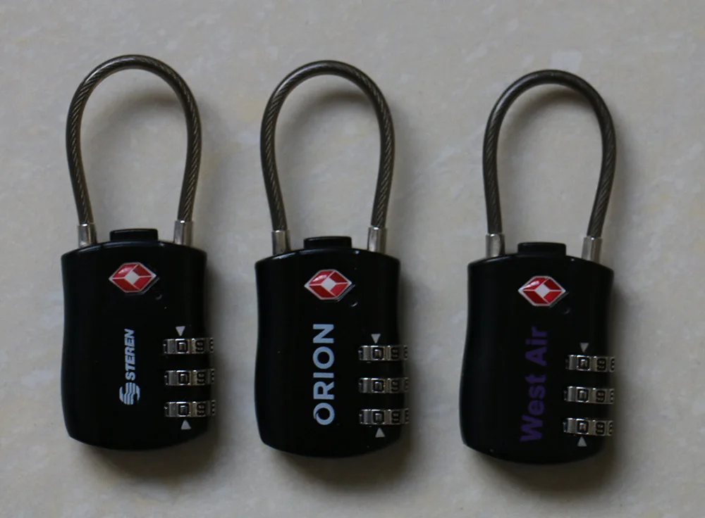 Tsa Lock Compatible Travel Luggage Locks Easy Read 38mm Zinc Alloy