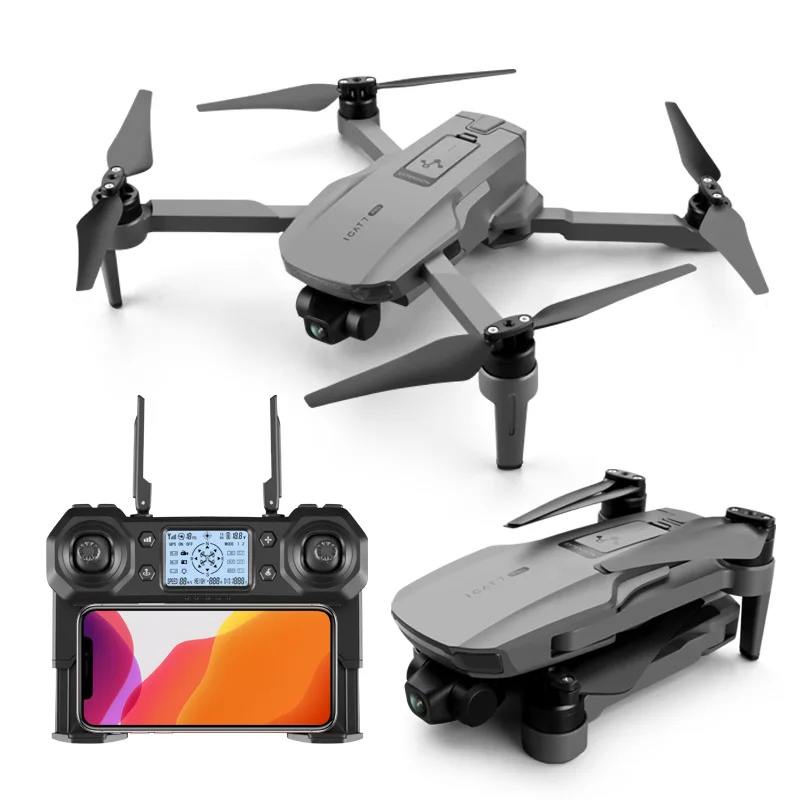 

Free shipping SMRC Icat7 PRO Drone 1.2KM GPS 2-Axis Gimbal 4K HD Dual Camera 50X Zoom 25mins Flight Time Foldable Quadcopters