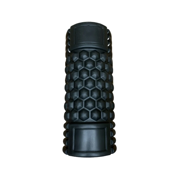 

firm gym bench fitness leg massager exercise eva 2 inch long wava paint brush yoga pilates foam roller, Black and red