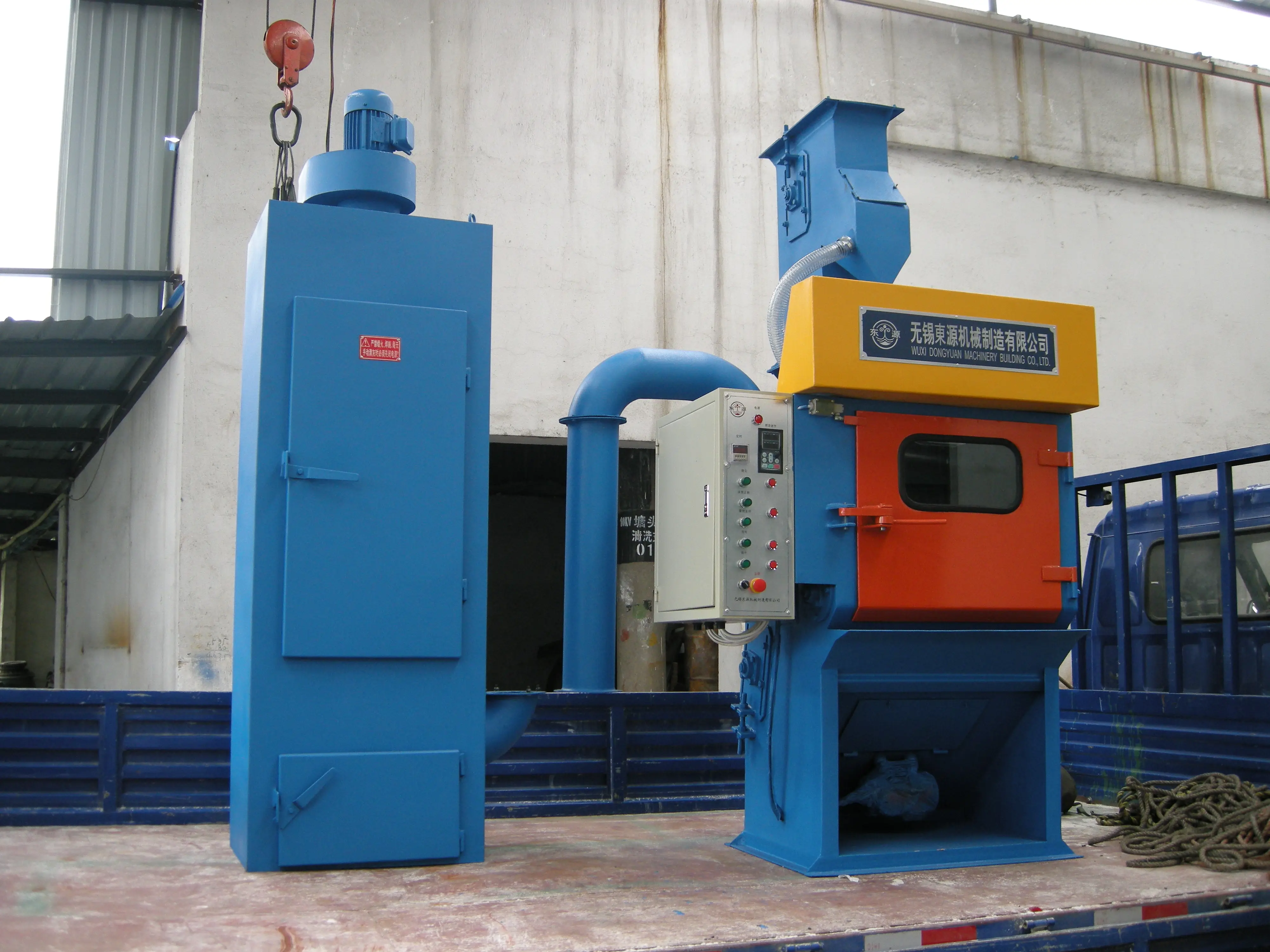 ใหม่ Tumble เข็มขัด Abrator/shot Blasting Machine Buy Crawler Shot