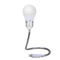

Flexible Gooseneck Portable DC 5V USB 6 LEDS light Breakage-Proof bulb lamp