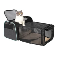 

LDLC New developed arrival design two door sides double expandable pet carrier for cats