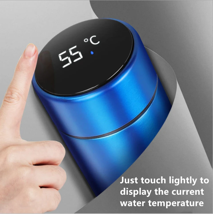 

Ready to ship Fashion vacuum cup with led temperature display, Sotck color for choose