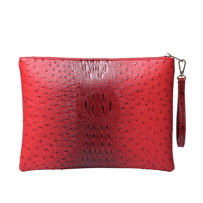 

2020 Hot Sale Fashion Laptop Bag Pouch Crocodile Ostrich Pattern Document Bag New Design File Bag