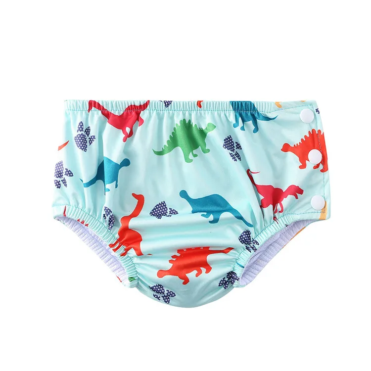 

2021 New Patterns Swim Diaper Reusable For Boys And Girls 12M-24M Babyland Swim Diaper Reusable, 12solid and 100printed