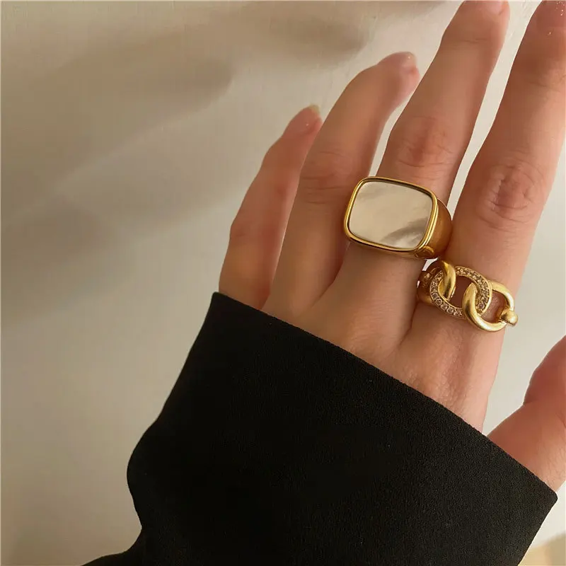 

Gold Plated New Brass Vintage Rings