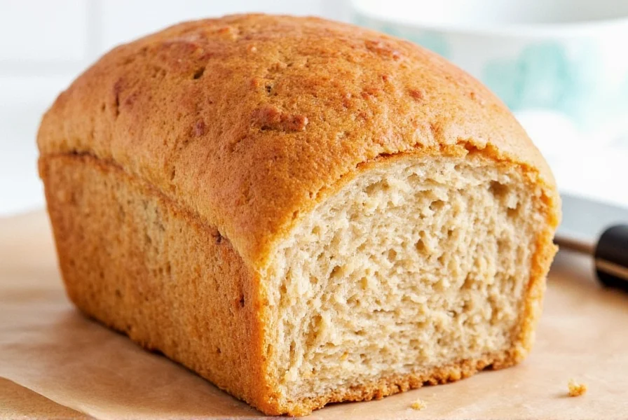Perfectly swirled homemade cinnamon bread with visible cinnamon layers and golden crust