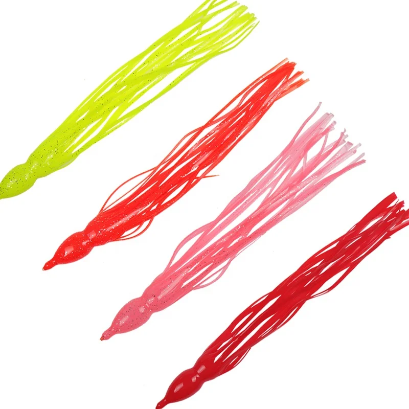 

33 cm 30 g four colors octopus soft bait fishing lure silicon soft lure blade fishing lures, As picture shows