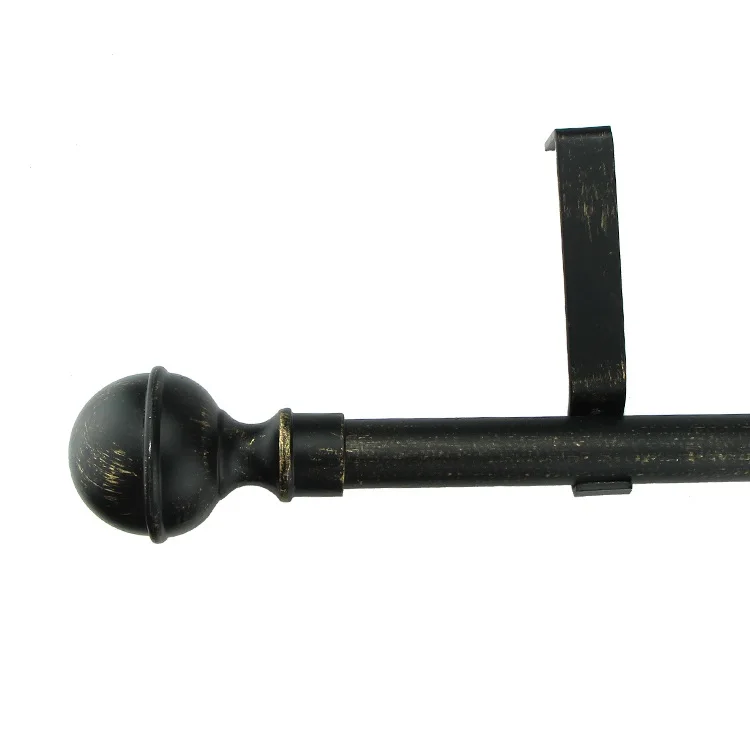 

Luxury stretch gold curtain rod curtain tape, Black/nickel/antique brass
