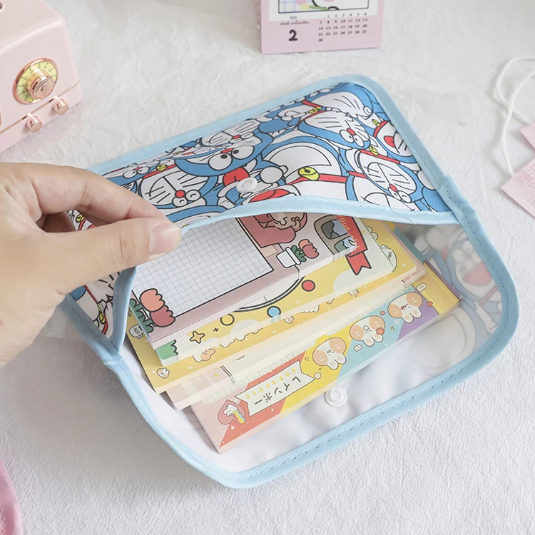 

Portable plastic face Disposable masking child Mini storage bag organizer cartoon Travel storage bag, Pink