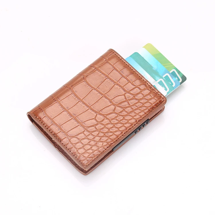 

pocket portable slim pop out credit card holder organizer business card holder for men, Swatches for option