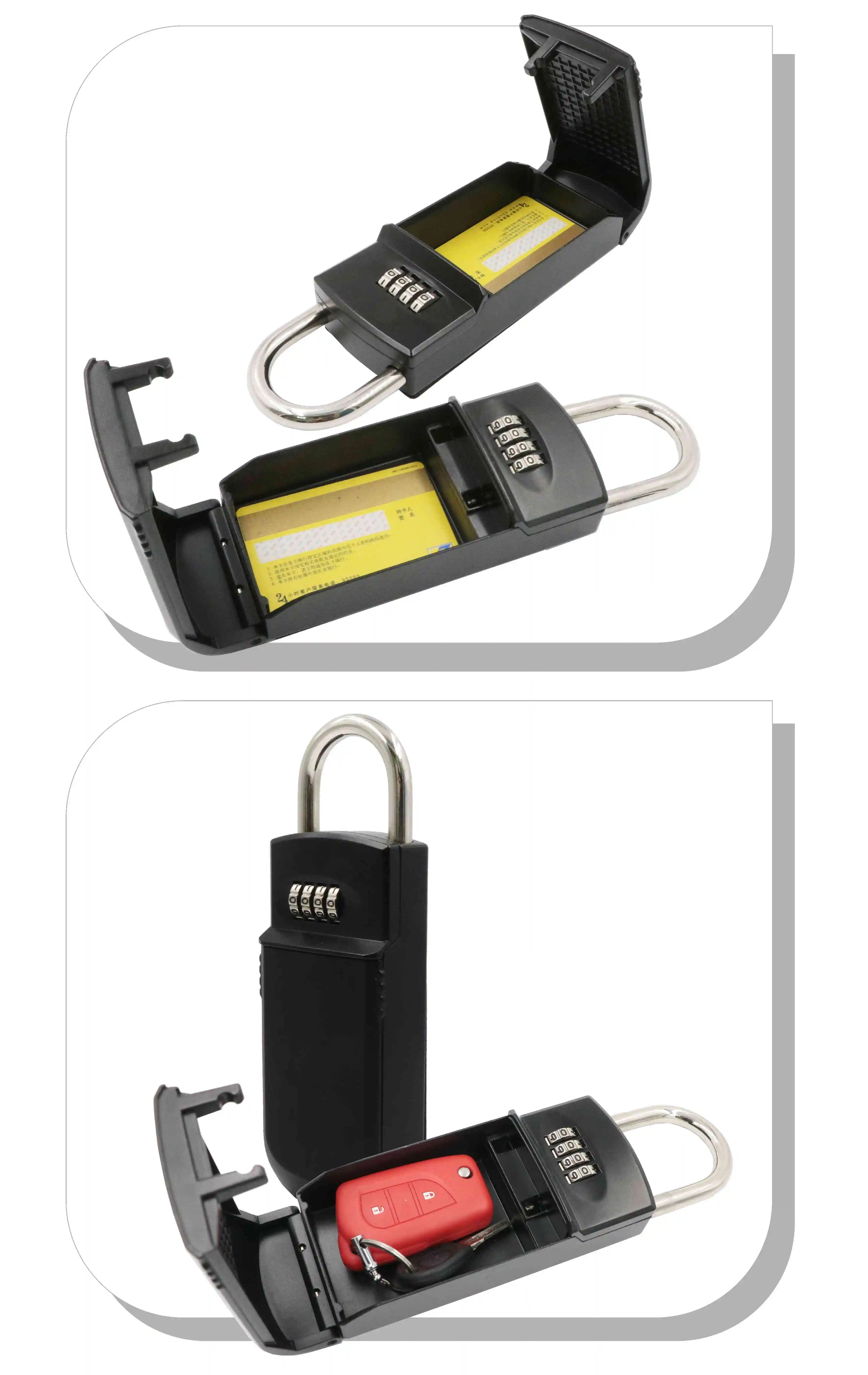 9161 Hotselling Secret Key Storage Lock Box High Quality Portable Safe