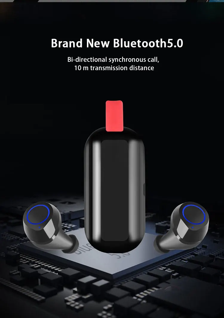 Tws fashion brass stereo earphone earbuds B170 B169 B168 wireless bt 5.0 earphone with charing box - ANKUX.COM