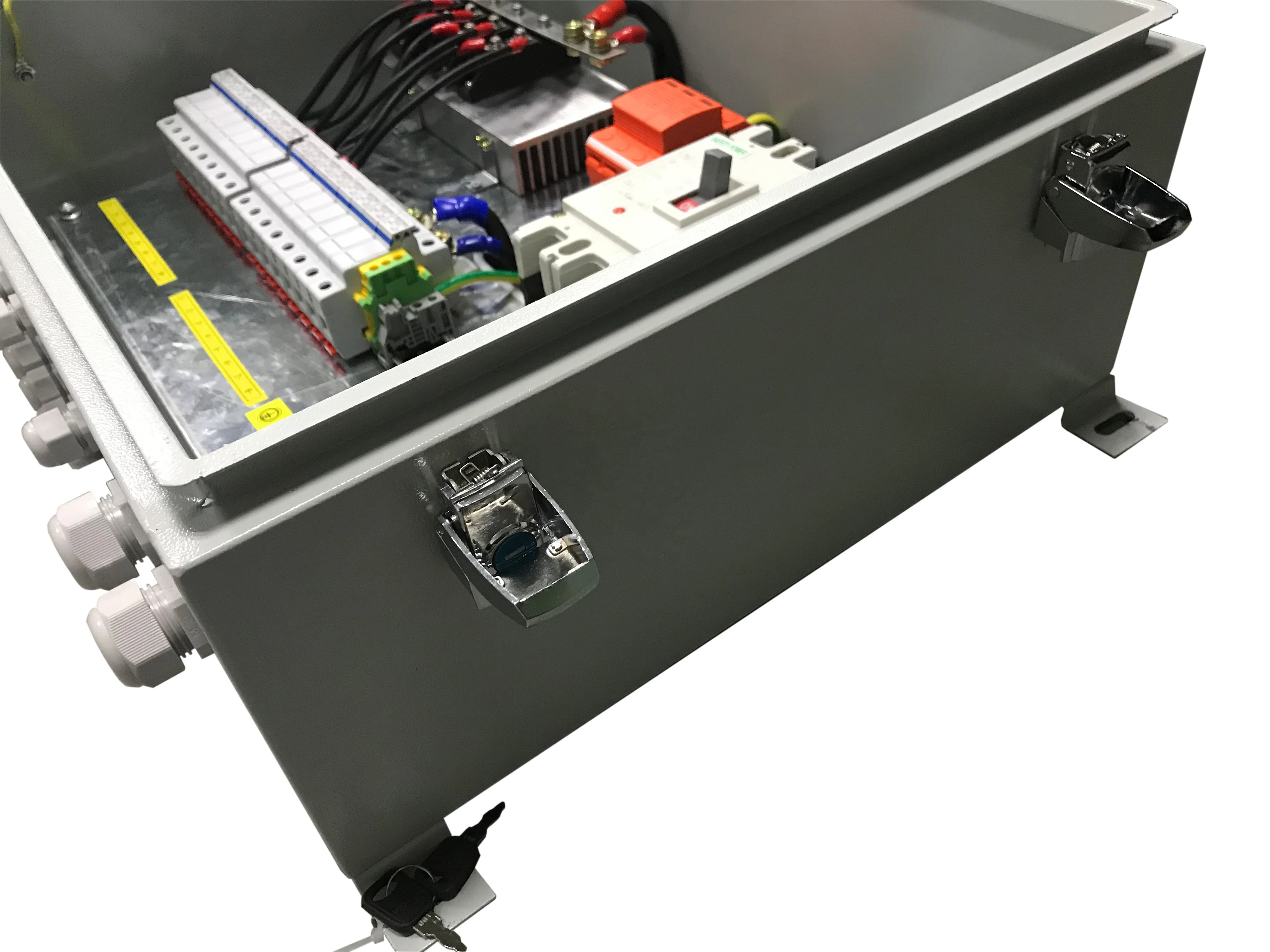 
IP65 2, 4, 6, 8, 10, 12, 14, 16, 20, 24 ways solar photovoltaic combiner box 