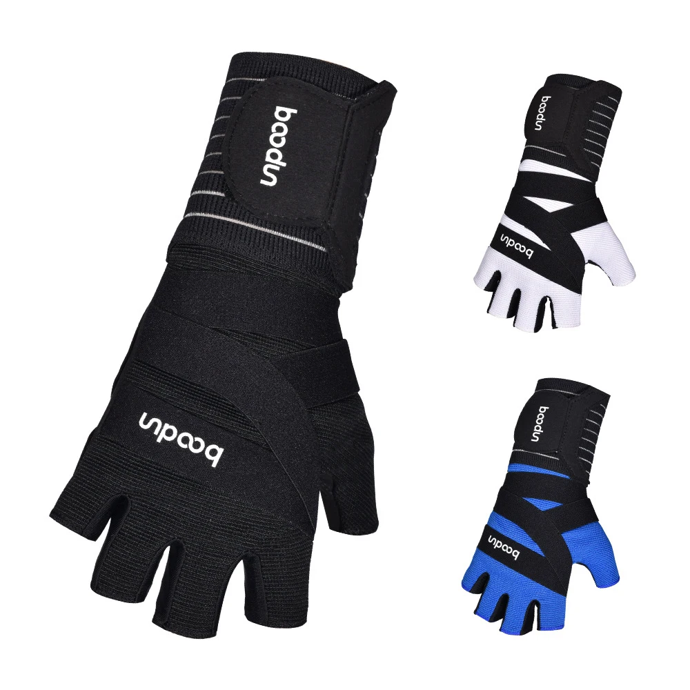 

Practical Womans Bicycle Training Sports Yoga Gloves breathable gym fitness workout weightlifting gloves exercise, Black black white black blue