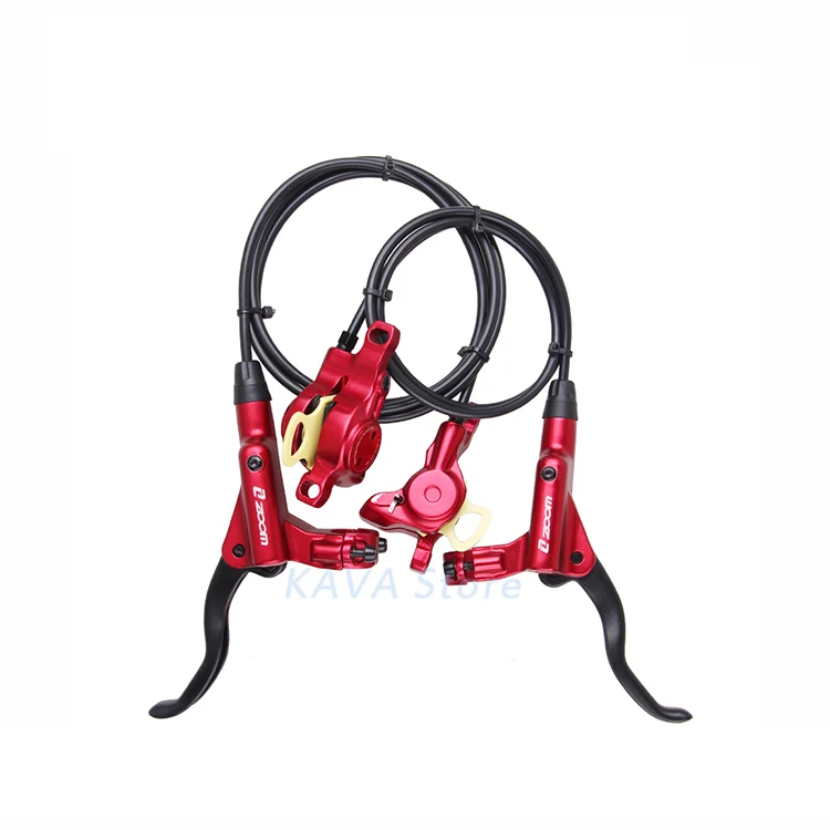 

Hot sale front and rear brake hydraulic brakes hose bicycle for electric bicycles, Black red