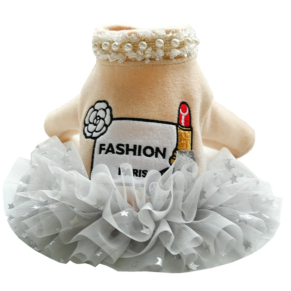 

New Princess Small Dog Dresses Coat Autumn Cat Skirt Clothes Tutu Dress For Dogs Puppy Teddy chihuahua XS S M L XL
