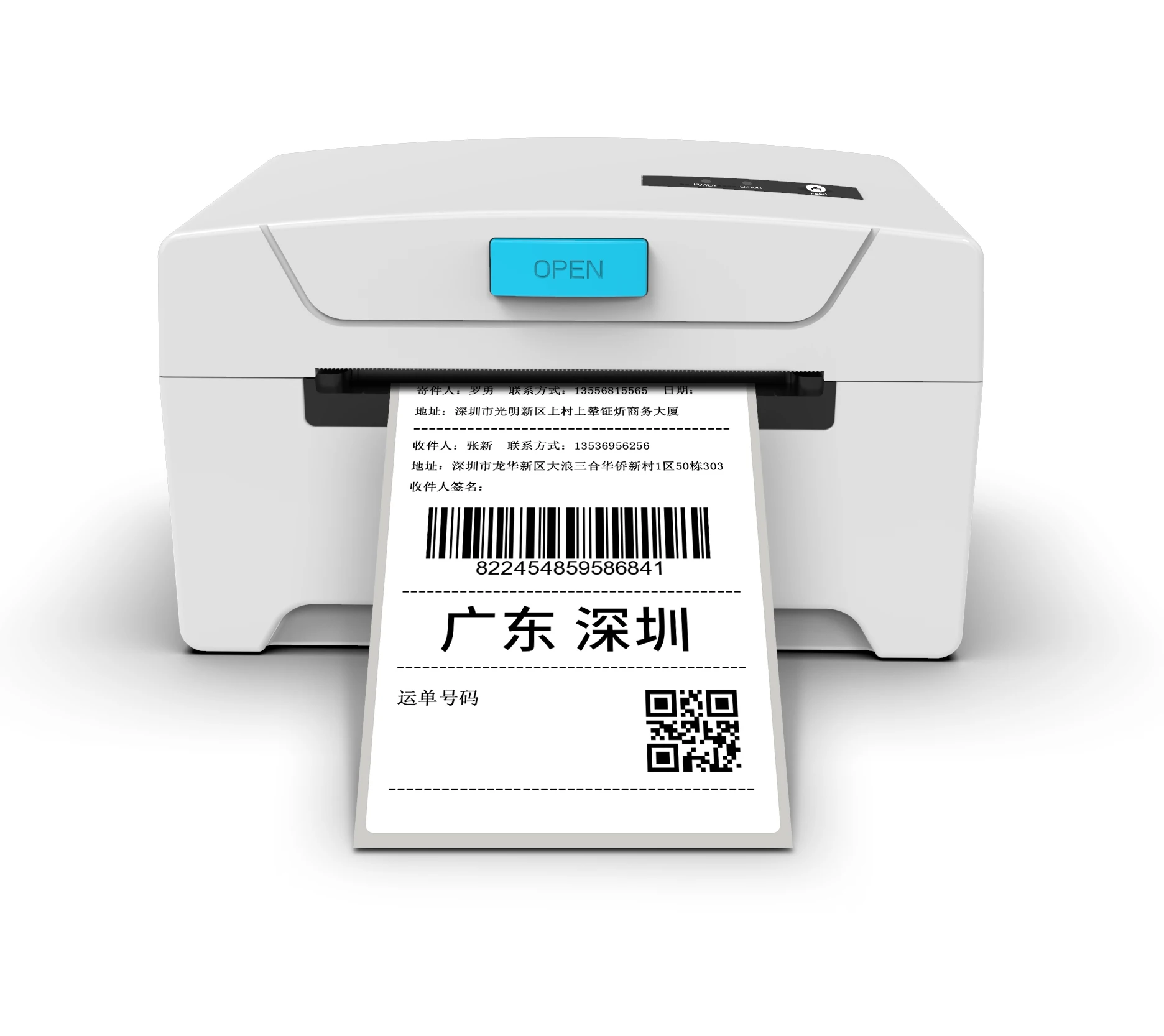 

Direct Thermal Label Printer USB LAN Shipping Label Printer 8600 3 inch wireless