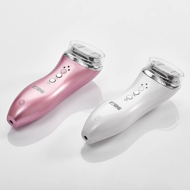 

New rechargeable portable mini hifu anti-wrinkle machine for home use, White+pink