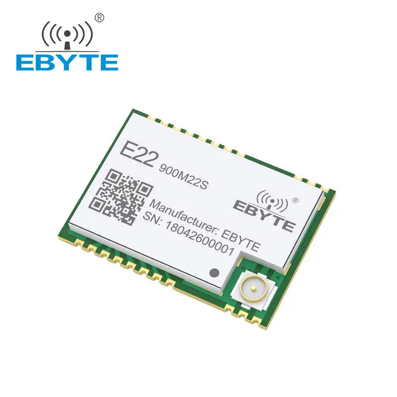 

E22-900M22S Free Samples Ebyte 22dBm Sx1262 Small Size SMD SX1262 SX1268 Lora Wireless Communication Module