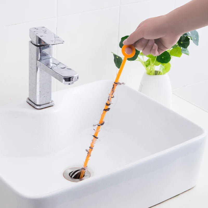 Snake Drain Weasel Hair Clog Tool Starter Kit for Drain Cleaning Household Cleaning Tools With Opp Package
