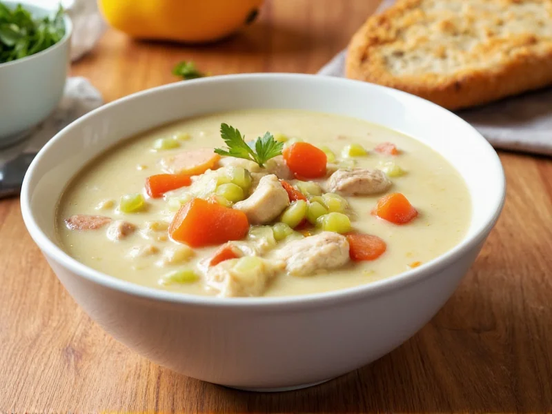 Creamy Chicken and Vegetable Soup: Complete Recipe Guide
