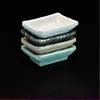 Factory direct jade color series tableware 3.5 inch rectangular melamine sauce dish