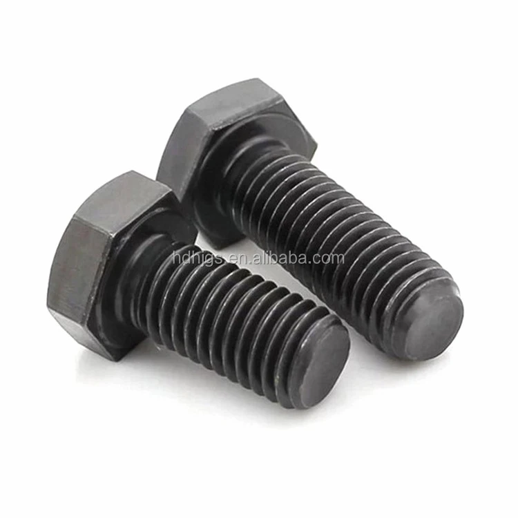 
DIN 933 DIN931 High Strength Carbon Steel All Thread Hex Bolt and Nut Grade 8.8 