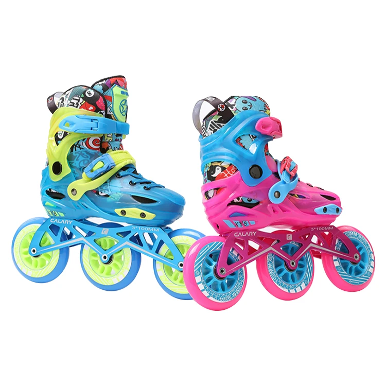 

Safety roller skate shoes children professional roller skates 3 wheels for sale