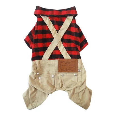 

RL202 2020 new style fashion plaid coat dog clothes, Full colors