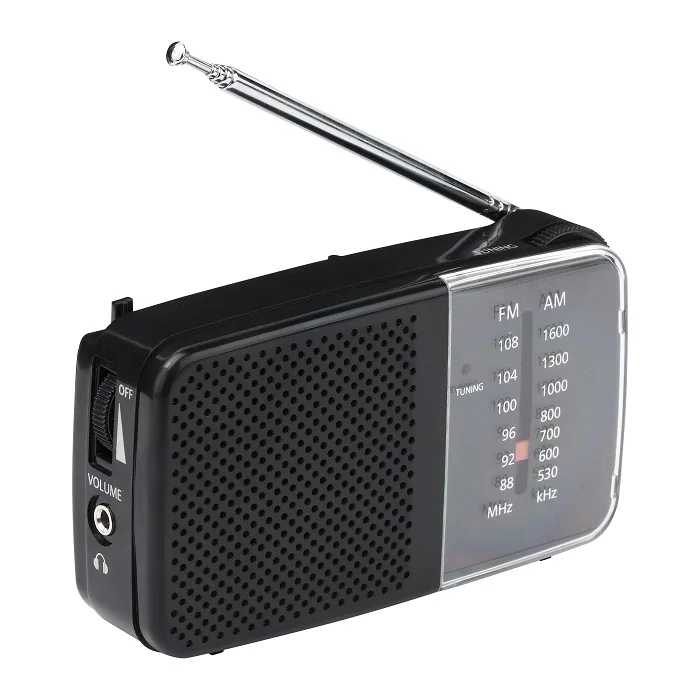 

High Sensitive For Travel/Camping/Home Mini Cheap Am Fm Pocket Radio, Black