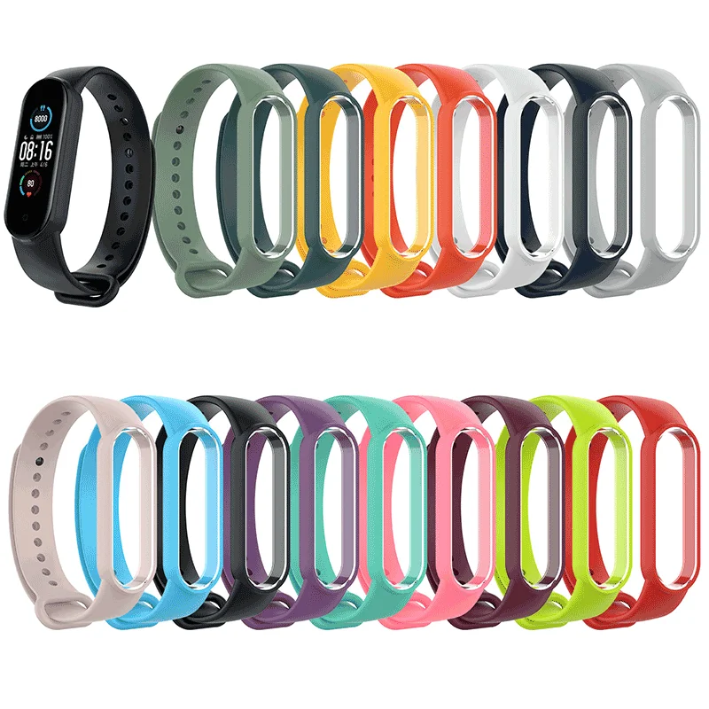 

Qiman 2020 New Smart Bracelet Replacement Wristband Strap For Xiaomi Mi Band 5 Strap