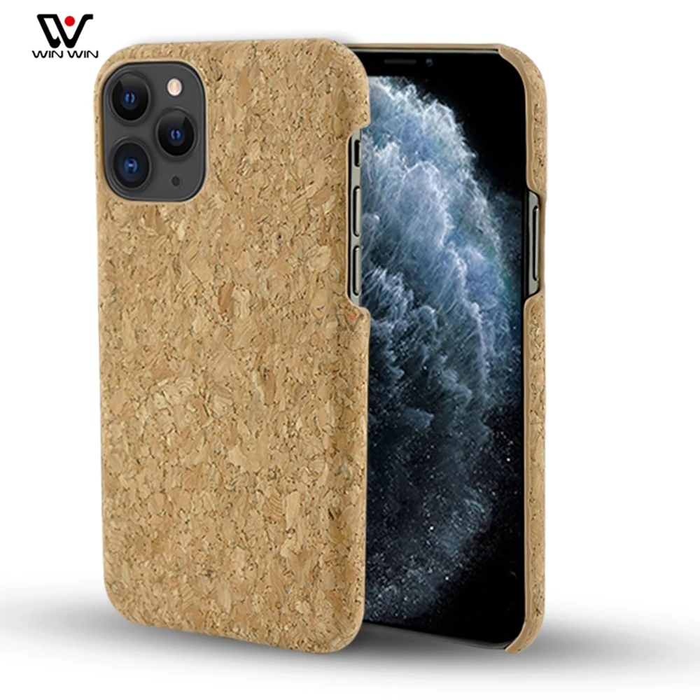 

Biodegradable Wood Cork Cell Phone Case Cover for iPhone Eco-friendly Cork Phone Shell, Customized
