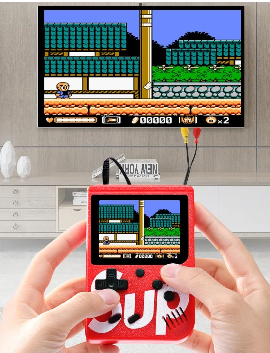 Hot Retro Mini Tv Handheld Game Player Builtin 400 Classic Fc Tv Games