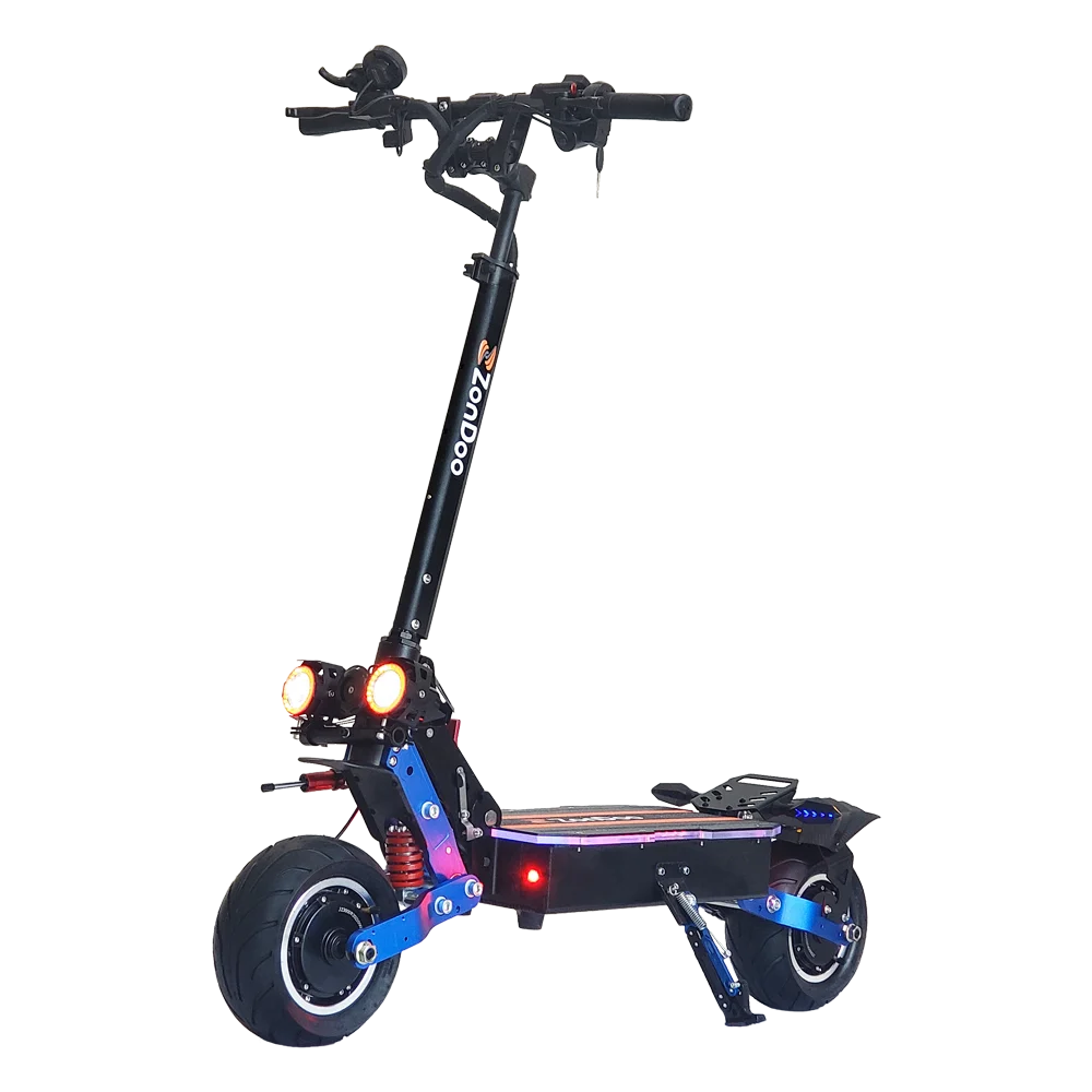 

ZonDoo electric fat tire scooter for adults,10 inch USA warehouse electric scooter 6000w, 60v off road electric mobility