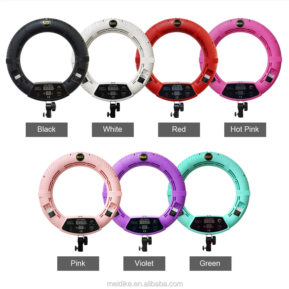 FD-480 digiital screen Photography selfie led ring makeup light 3200 5500K 96w